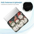 thumbnail image 2 of FORMRS 13-13.3 inch Laptop Sleeve Case Soft Carrying Quilted Computer Bag Cover, Red Snowmen, 2 of 7