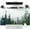 Pine Tree in Rain, variant on Large Gaming Mouse Pad, Landscape Painting Desk Pad, Laptop PU Mouse Pad, Waterproof Anti-Slip Desk Pad, Home Decoration Office Accessories (31.5x15.7in,Pine Tree in Rain)