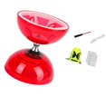 thumbnail image 4 of Juego de diábolo chino para niños, resistente, con bolsa de almacenamiento, regalo, doble rueda, profesional, para escenario infantil L Rojo, 4 of 10