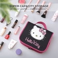 thumbnail image 2 of Hello Kitty Hanging Travel Toiletry Bag Makeup Cosmetic Bag Organizer for Women Girls, 2 of 6