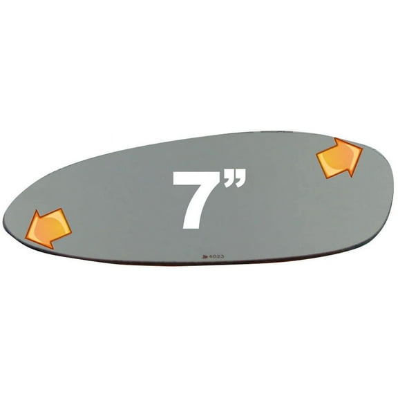 Burco 4023 Driver Side Power Replacement Mirror Glass for 2003-2008 BMW Z4 W/O Baking Plate