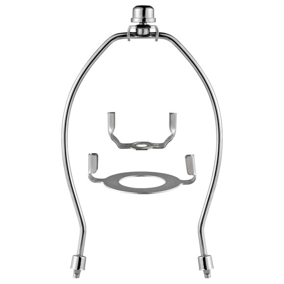 Kit de soporte para pantalla de lámpara QVQCWD de 20 cm, níquel, con adaptador E26