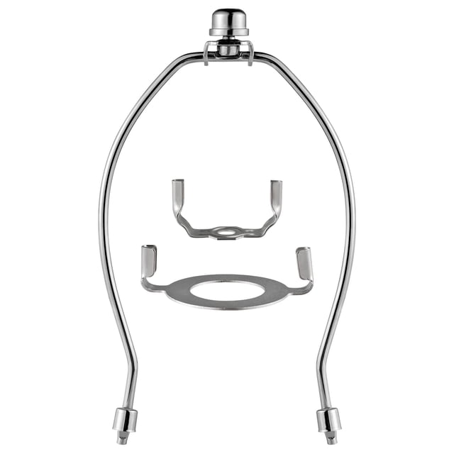 Kit de soporte para pantalla de lámpara QVQCWD de 20 cm, níquel, con adaptador E26