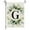 G, variant on JikouIivo Monogram Letter S Garden Flag Floral 12x18 Inch Double Sided for Outside Small Burlap Family Last Name Initial Yard Flag