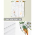 thumbnail image 5 of Fruit Pineapple Green Plant Plumeria Window Curtain for Living Room Roman Curtains for Kitchen Cafe Tie Up Short Drapes, 5 of 6