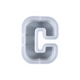 thumbnail image 1 of Molde de gota de pegamento de cristal DIY 26 molde de silicona de joyería de mesa de letras grandes Wmkox2878yii  hfskjfh2871, 1 of 2
