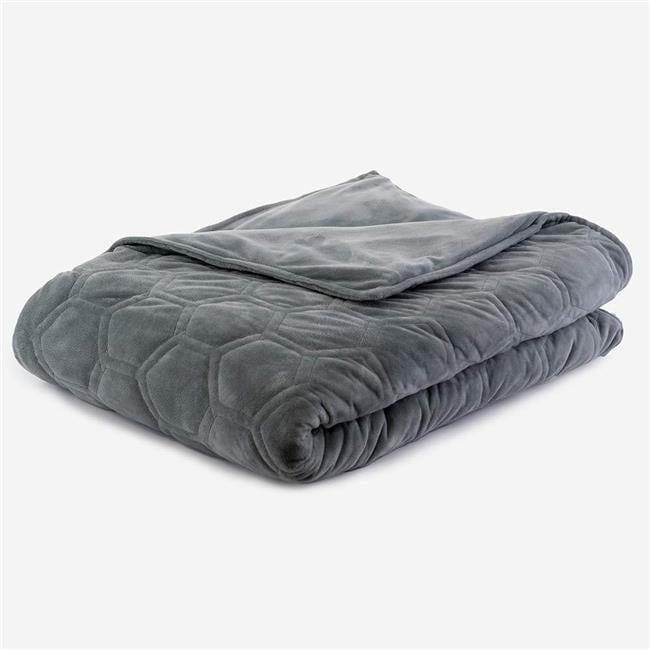Density Comfort DC4872 HC WS 48 x 72 in. Honeycomb Minky Super Soft Quilted Duvet Cover Gray Walmart