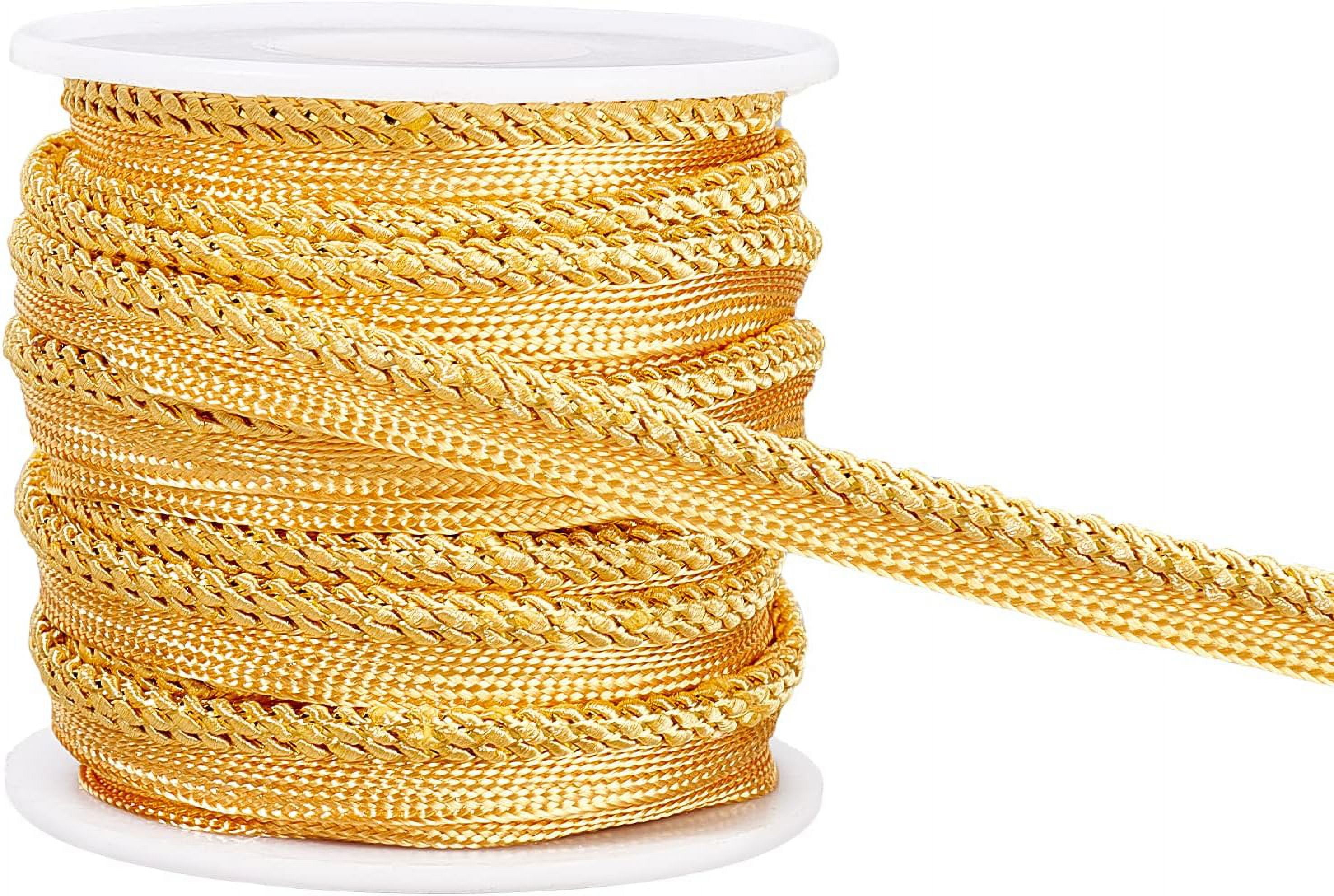 10Yards Twisted Lip Cord Trim 3/8 inch Red and White