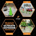 thumbnail image 6 of 28” Lime Green Traffic Cone - 6 Pack - Premium PVC Safety Cone for Parking, Caution, Construction, Road Crews, Emergency Vehicle - Xpose Safety, 6 of 7