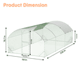thumbnail image 2 of Gaderth Large Metal Chicken Coop,Wire Mesh Chicken Run,Chicken Pen With Water-Resident And Anti-UV Cover,Chicken Cage Duck Rabbit House For Outdoor Backyard, 2 of 3