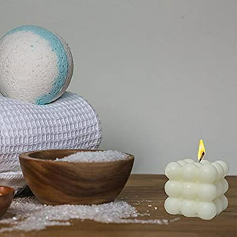 creative wool ball candle silicone mold