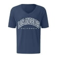 thumbnail image 4 of NinXxx Men's Oversized City Print Crew Neck Loose Casual Sports Tee Navy S, 4 of 4