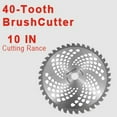 thumbnail image 4 of Floseru 5 in 1 Gas Weed Wacker Weed Eater String Trimmer Grass Edger Grass Trimmer Cordless Weed Trimmer Grass Cutter Machine 52cc Petrol Hedge Trimmer Chainsaw Brush, 4 of 12