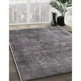 thumbnail image 3 of Ahgly Tapis Rectangulaire Industriel Moderne Gris Lavable en Machine, 4 Pieds x 6 Pieds, 3 of 7