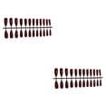 thumbnail image 1 of Seitruly 1 Juego de uñas postizas resistentes al desgaste de moda de alto rango diseño único fácil de usar accesorios falsos SM17-P83 rojo SM17-P83 Vino Tinto 2Conjunto, 1 of 6