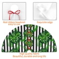 thumbnail image 4 of Sikiie Palm Greenery 30-48 inches {designName} Print Christmas Tree Skirt Snowman Xmas Tree Skirt with Edge Christmas Decorations for Holiday Party30", 4 of 7