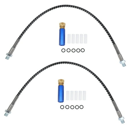 

2X Air Compressor Connecting Pipe Air Filter M10X1 Oil Water Separator 30Mpa / 300Bar / 4500Psi