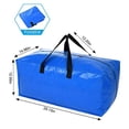 thumbnail image 3 of Moving Bags, Storage Totes, Extra Large Storage Bags for Moving Supplies, College Dorm Essentials, Bedroom Closet, Packing Bags with Backpack Handles Zipper Compatible with IKEA Frakta Cart?8 Pack?, 3 of 5