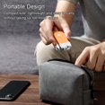thumbnail image 3 of Tamaño Bolsillo Eléctrico La Afeitadora Eléctrica Portátil Mini Rasurador USB Recargable Doble para Oficina Viajes Negocios, 3 of 9