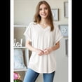 thumbnail image 4 of Blusas de Corta para Mujer Blancas L, 4 of 6