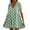 Green, variant on Kmdttou Womens Short Sleeve Sweater Dresses Women's Solid Color Summer Short Sleeved Dress