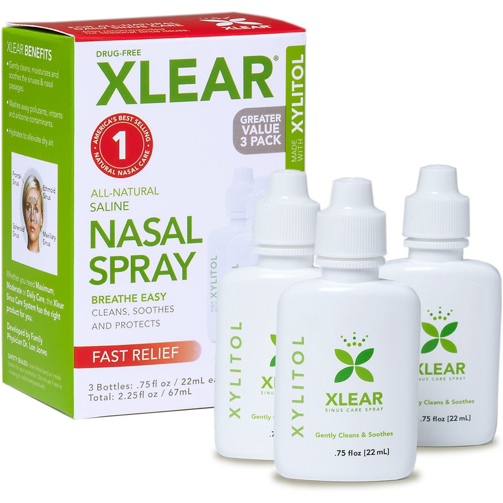 Saline Nasal Spray with Xylitol