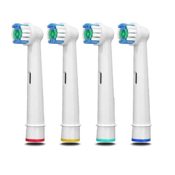 Brush Heads Compatible with Oral-B Braun Electric Toothbrush, Replacement Heads for Vitality, Genius, Pro 1000 (SB-17A)