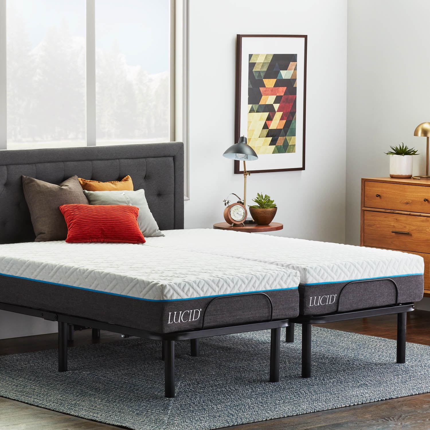 Lucid L100 Adjule Bed Base 5 Minute Assembly Com