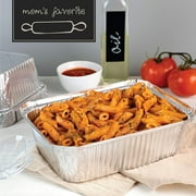 PLASTICPRO Aluminum Foil Baking Pans 7 x 10'x 3 Oblong Tin Foil Cake Pan for Ovens