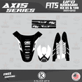 thumbnail image 4 of Kalair GFX Graphics Kit for Kawasaki KX100 UFO RESTYLE (2001-2013) Axis Series, 4 of 5