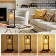 thumbnail image 4 of Farmhouse Rattan Table Lamps Set of 2, 4 of 5