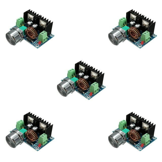 Wisewang Buck Converter High Voltage Regulator Overcurrent Module Electrical Equipment Semiconductor with Maximum 8A 61x41x27mm 5Set