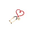 thumbnail image 1 of Doctor Enfermera Estetoscopio Forma Broches Personalidad Medicina Broche Insignias Solapa Alfileres Metal Joyería Regalo, 1 of 4