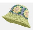 thumbnail image 4 of CoCopeaunts Sun Hat, Sun Hat Womens Straw Hat Straw Cowboy Hat Cute Flower Beach Packable Sun Hat Women UV Protection Breathable 2023, 4 of 8