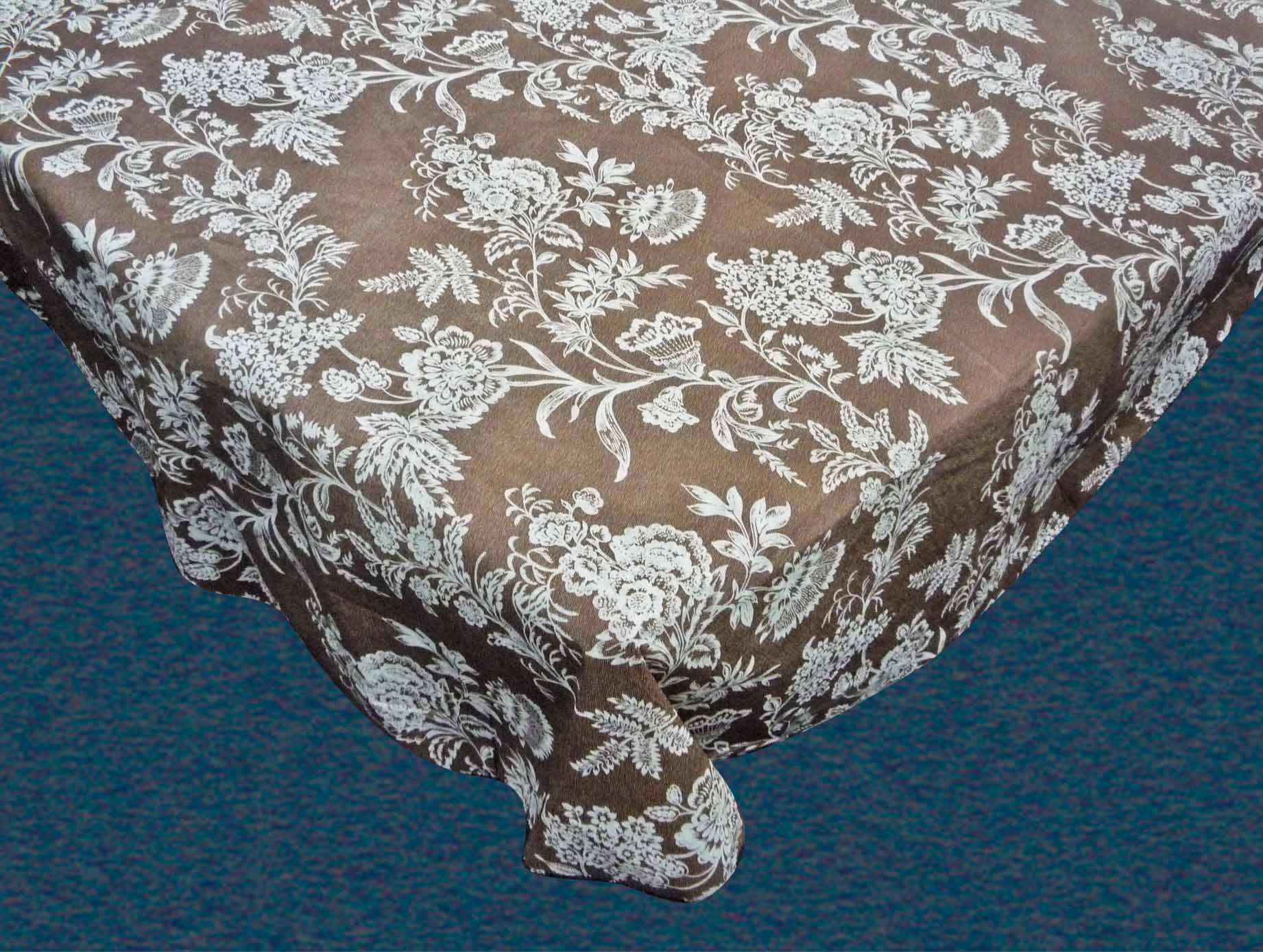 Fl Cheer 70 Round Vinyl Flannel Backed Tablecloth Fl Cheer 70 Round Vinyl Flannel Backed Tablecloth