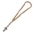 thumbnail image 5 of Religious Wooden Antique Cross Rosary Pendant Necklaces Beads Catholic Jesus Christ Rosary Necklace Men Women Jewelry, 5 of 5
