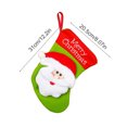 thumbnail image 3 of Stocking decorations Santa gifts gift bag children candy stockings, metal rolling frame, foldable design, portable storage, durable plastic material, for bedroom Christmas display, 3 of 9