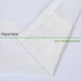 thumbnail image 4 of Haperlare Sheer Kitchen Curtain with Elegant Floral Embroidery Light Filtering Cafe Curtain for Small Window, White, 26"W x 30"L Set of 2, 4 of 6