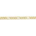 thumbnail image 3 of 10k 6mm Light Concave Figaro Chain in 10k Yellow Gold, 3 of 3