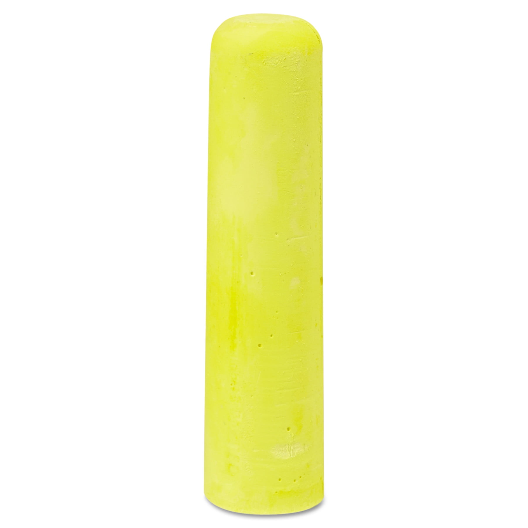 Dixon Railroad Crayon Chalk, 4' x 1', Yellow, 72/Box