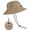 Khaki, variant on Deago Quick Dry Waterproof Packable Bucket Hat for Women Men Outdoor Sun Hats with Detachable Chin Strap (Khaki)