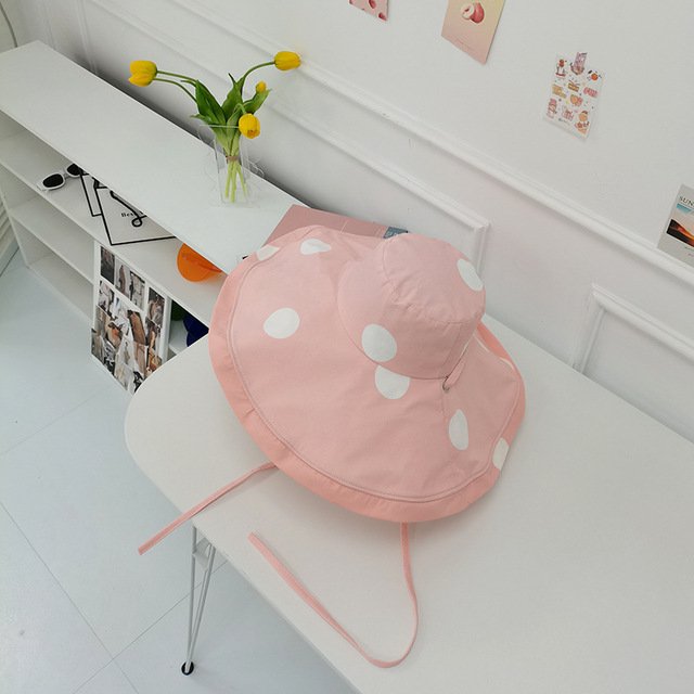 LinYooLi Chapeau de Pêcheur Pliable Protection Solaire UV pour Femmes, Large Bord Extérieur Mode Été