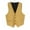 Khaki, variant on Clearance Men'S Jacket,Clearance Sales Men's Outerwear Vests Mens Gentlemens Ball Plays Suede Retro V Neck Solid Color Pocket Button Leather Vest Jacket Vest