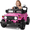 Pink, variant on HHVEL 12V 7Ah Power-Wheels Jeep, Ride On Cars with Remote Control for Girls, 3 Speeds, Electric Cars for Kids 3-5, Spring Suspension, Bluetooth Music & LED Lights, Green