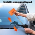 thumbnail image 7 of Car Window Cleaning Brush with Telescopic Aluminum Handle, Microfiber Head, Adjustable Length Windshield Cleaner for Cars & Home, Streak-Free Glass Cleaning Tool, 12.6-19.9 Inch, 7 of 7