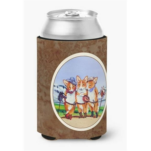 Cowboy Corgi Can or Bottle Hugger