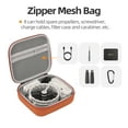 thumbnail image 2 of Mini Carrying Case for DJI Flip, Portable Travel Storage Bag Flip Drone Body Case Waterproof PU Leather EVA Protective Cover Hard Shell Organizer with Carabiner Accessories, 2 of 10