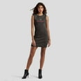 thumbnail image 4 of Women's WEAR by Erin Andrews x Gracie Hunt Pewter Tampa Bay Buccaneers Ribbed Tank Dress, 4 of 4