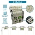 thumbnail image 7 of Table Runner Dresser Scarves 72 Inch Long, Spring White Flowers Leaf and Wreath Linen Dining Table Runners Farm Rustic Wood and Checker Tabletop Scarf for Wedding Holiday Party Kitchen, 7 of 7