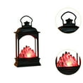 thumbnail image 6 of Vaveren Fireplace Lantern Christmas Decoration Fire Lamp for Festival Tabletop Porch Black, 6 of 8